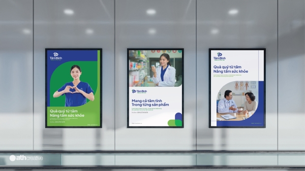 THIẾT KẾ BỘ NHẬN DIỆN THƯƠNG HIỆU TÂM BÌNH